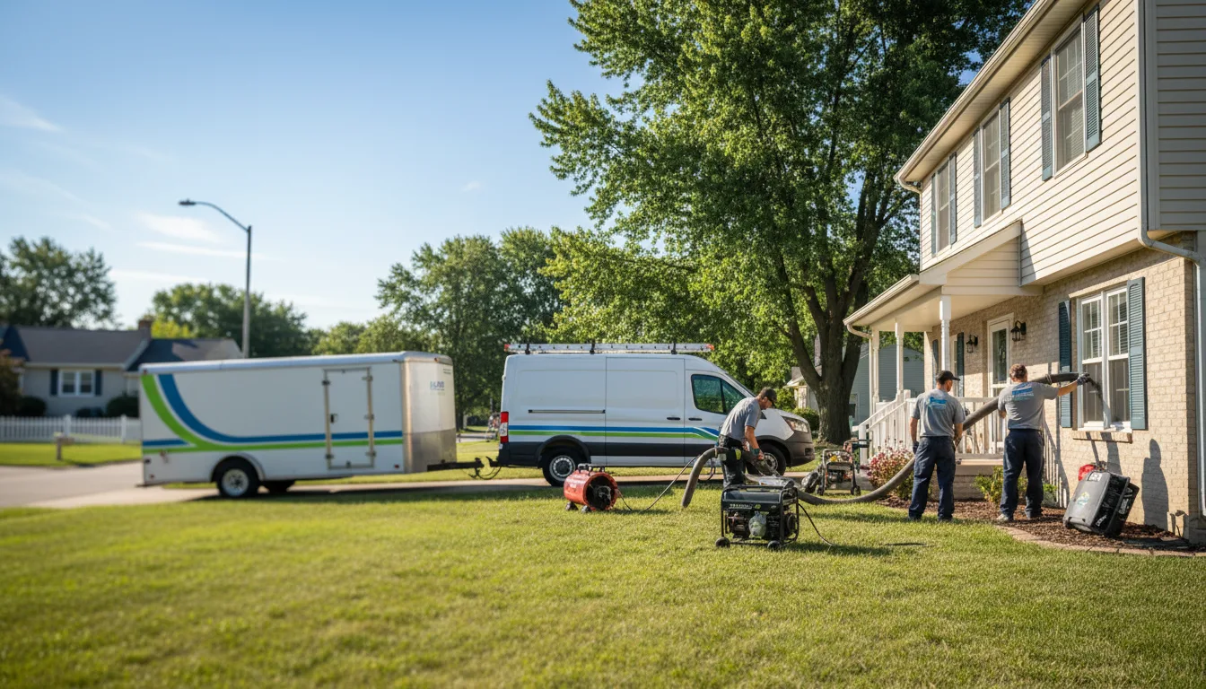Flooded Basement Restoration And Cleanup With Repair in Martinsburg, IA near me